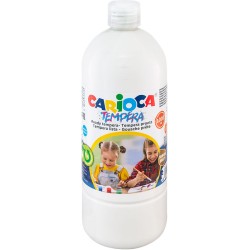 Farba Carioca tempera N 1000 ml (40430/01) biała
