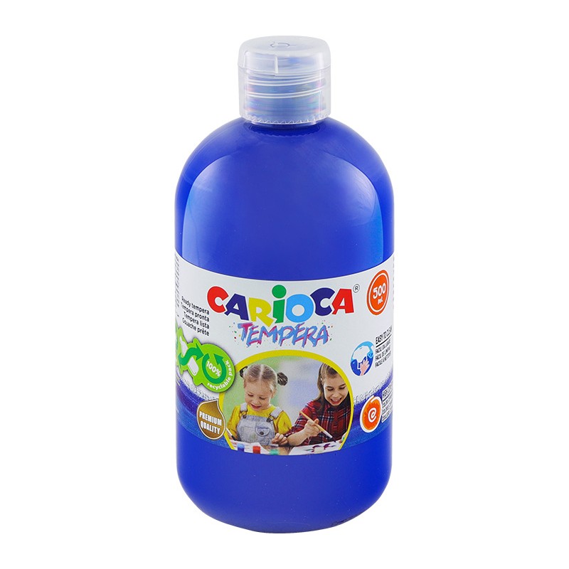 Farba Carioca tempera N 500 ml (40427/17) granatowa