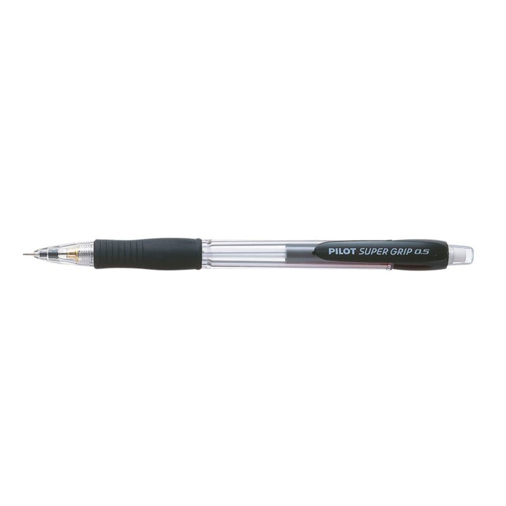 OŁÓWEK AUTOMATYCZNY Z GUMKĄ PILOT SUPER GRIP CZARNY 0.5