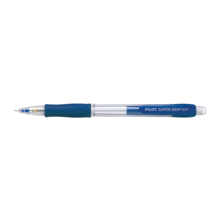 OŁÓWEK AUTOMATYCZNY Z GUMKĄ PILOT SUPER GRIP NIEBIESKI 0.5