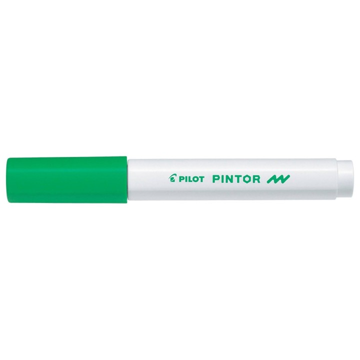 MARKER PERMANENTNY PILOT PINTOR F JASNO ZIELONY OKRĄGŁA