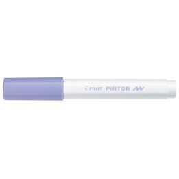 MARKER PERMANENTNY PILOT PINTOR F PASTELOWY FIOLETOWY OKRĄGŁA