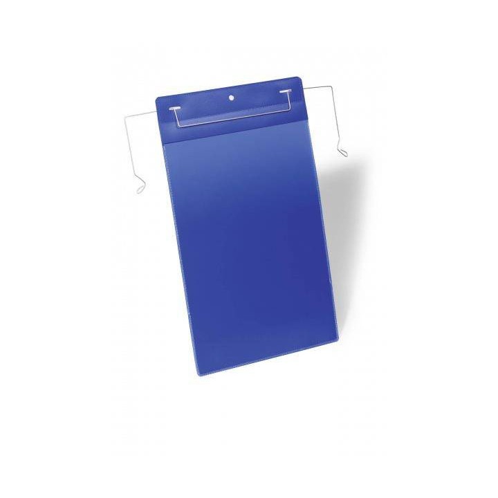 KIESZEŃ MAGAZYNOWA PIONOWA Z UCHWYTAMI Z DRUTU A4 DURABLE 175307 NIEBIESKA 50SZT