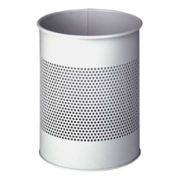 KOSZ NA ŚMIECI OKRĄGŁY METALOWY / AŻUROWY 15L DURABLE 331010 SZARY