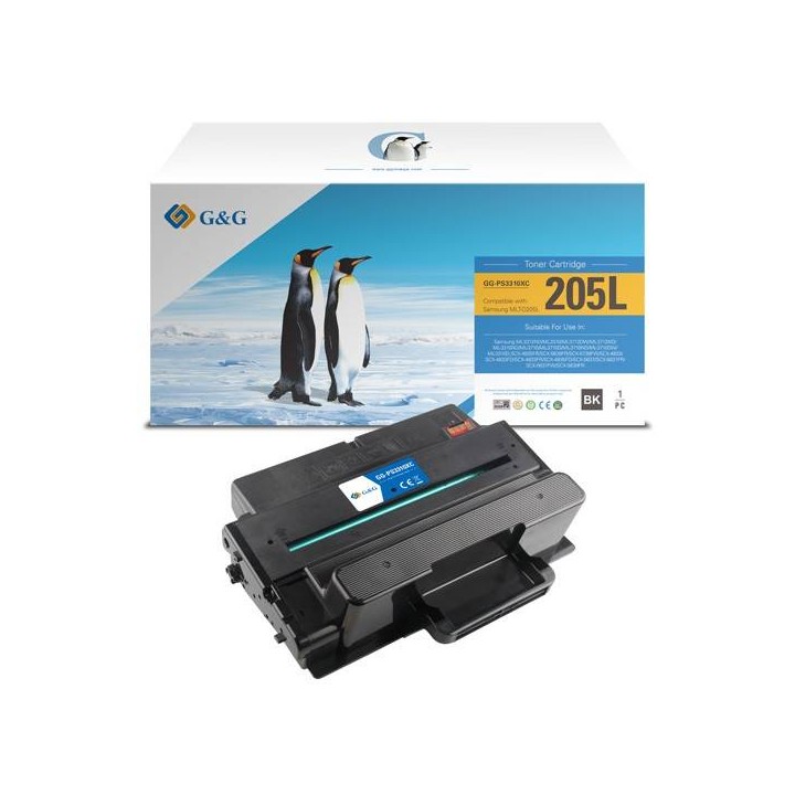 G&G KOMPATYBILNY TONER Z MLT-D205, BLACK, 5000S, NT-PS3310XC(D205L), SAMSUNG ML-3312ND,ML-3310,ML3712DW, ML3712ND, SCX4835FR ..,
