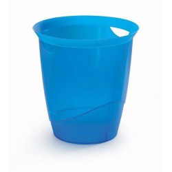 KOSZ NA ŚMIECI 16L DURABLE TREND 1701710540 TRANSPARENTNY NIEBIESKI