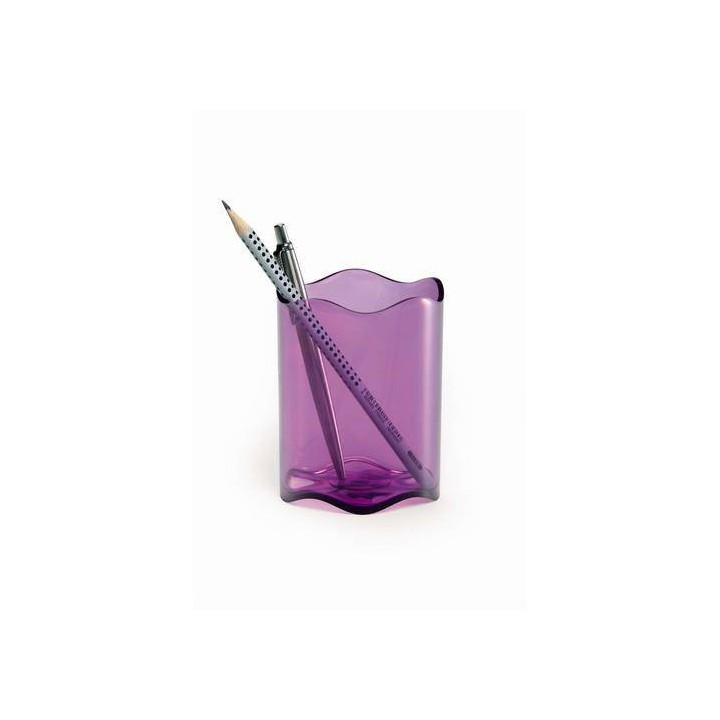 PRZYBORNIK 80X102MM DURABLE TREND 1701235992 TRANSPARENTNY FIOLETOWY