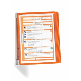 SYSTEM PREZENTACYJNY NAŚCIENNY Z 5 PANELAMI A4 DURABLE VARIO WALL 5 555109 POMARAŃCZOWY