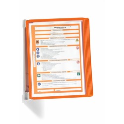SYSTEM PREZENTACYJNY NAŚCIENNY Z 5 PANELAMI A4 DURABLE VARIO WALL 5 555109 POMARAŃCZOWY