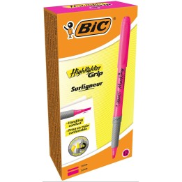 ZAKREŚLACZ BIC HIGHLIGHTER GRIP 811934 RÓŻOWY 1.6-3.3MM