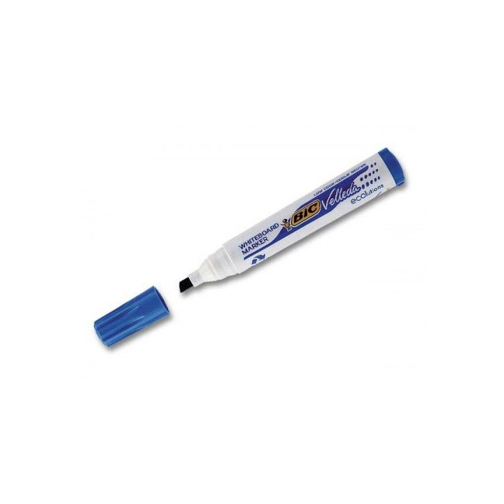 MARKER SUCHOŚCIERALNY BIC VELLEDA ECOLUTIONS 1751 904947 NIEBIESKI ŚCIĘTA 3.7-5.5MM