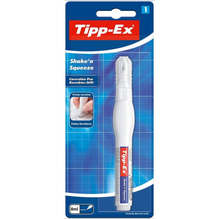 KOREKTOR W PIÓRZE 8ML TIPP-EX SHAKE N SQUEEZE 8022988 BLISTER