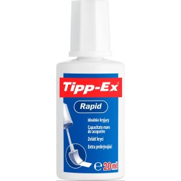 KOREKTOR W PŁYNIE 20ML TIPP-EX RAPID 8859914 Z APLIKATOREM GĄBKA