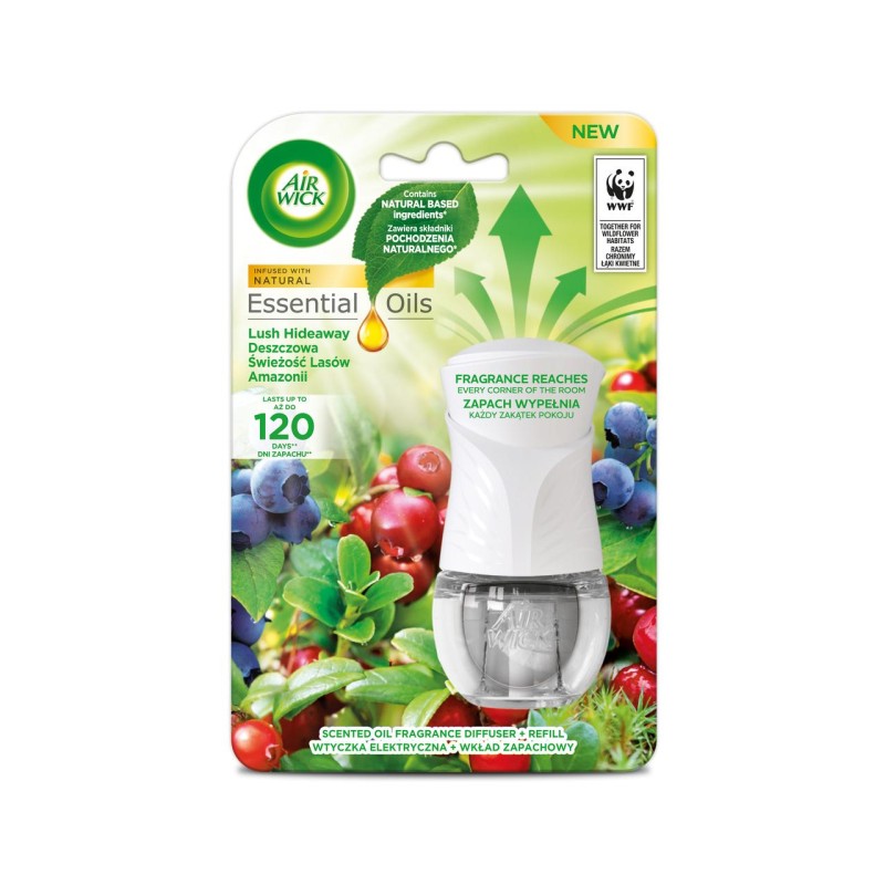 ODŚWIEŻACZ POWIETRZA URZĄDZENIE + WKŁAD AIR WICK ELECTRIC DESZCZOWA ŚWIEŻOŚCI 19ML ODŚWIEŻACZ POWIETRZA URZĄDZENIE + WKŁAD AIR WICK ELECTRIC DESZCZOWA ŚWIEŻOŚCI 19ML