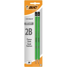 OŁÓWEK OSTRZONY SZEŚCIOKĄTNY BIC CRITERIUM 550 2B 861126 2B BLISTER 2SZT