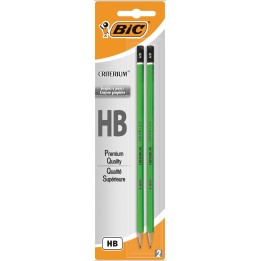OŁÓWEK OSTRZONY SZEŚCIOKĄTNY BIC CRITERIUM 550 HB 861133 HB BLISTER 2SZT