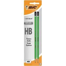 OŁÓWEK OSTRZONY SZEŚCIOKĄTNY BIC CRITERIUM 550 HB 861133 HB BLISTER 2SZT