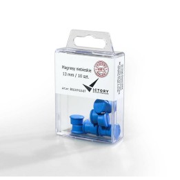 MAGNESY 13MM VICTORY OFFICE PRODUCTS 5013KM10-07 NIEBIESKIE 10SZT