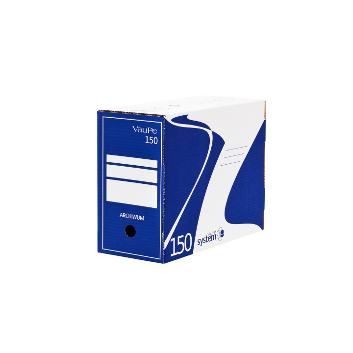 PUDŁO ARCHIWIZACYJNE 330X150X290MM VAUPE SYSTEM 436/03 NIEBIESKIE
