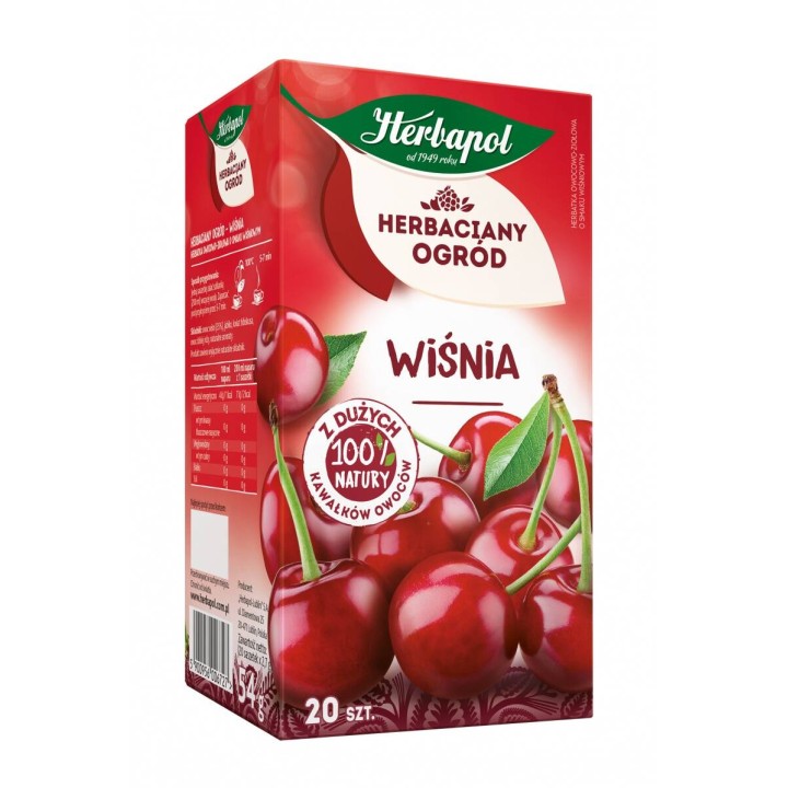 HERBATA WIŚNIA HERBAPOL HERBACIANY OGRÓD 20 TOREBEK