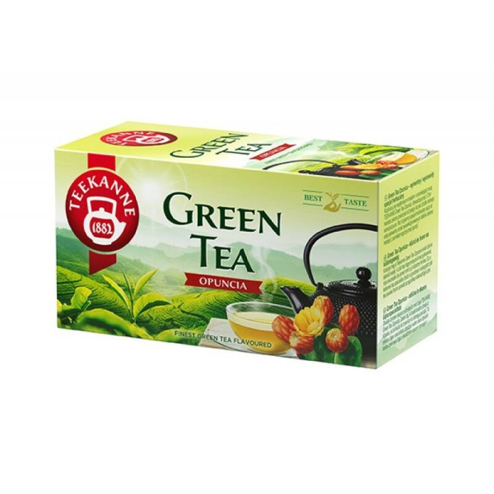 HERBATA OPUNCJA TEEKANNE GREEN TEA 20 TOREBEK