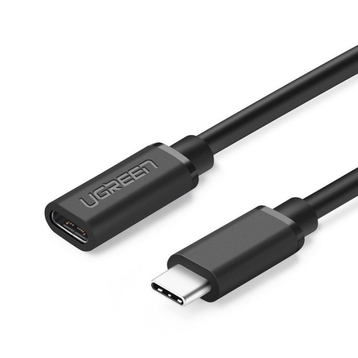 Kabel UGREEN ED008 przedłużacz USB-C-USB-C 0.5m (czarny)