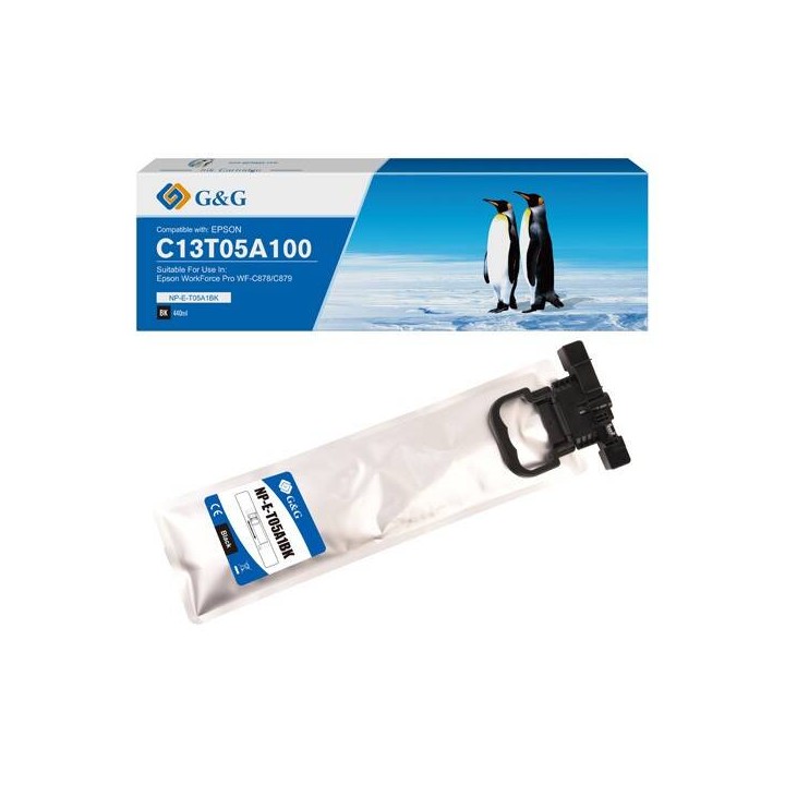 G&G KOMPATYBILNY INK / TUSZ Z C13T05A100, BLACK, 20000S, NP-E-T05A1BK-A, DLA EPSON WF-C87XR