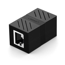 Łącznik RJ45 UGREEN NW114 2xRJ45 Cat.7 UTP (czarna)