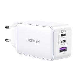 Ładowarka sieciowa UGREEN Nexode 15334 65W GaN 2xUSB-C USB-A (biała)