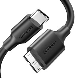 Kabel UGREEN US312 Micro-B USB 3.0-USB-C 1m (czarny)
