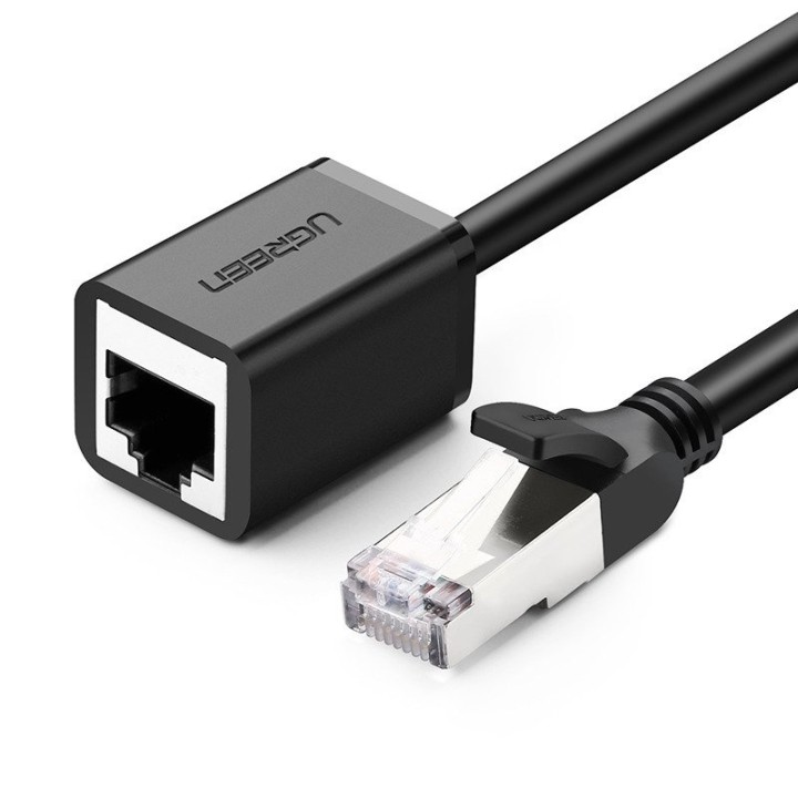 Kabel UGREEN NW112 RJ45 Cat.6 5m FTP przedłużacz (czarny)
