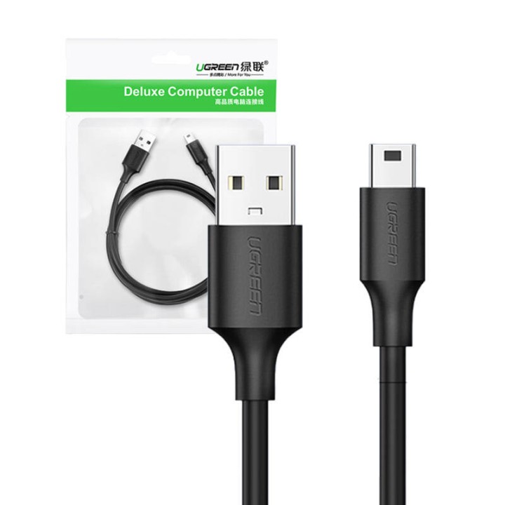 Kabel UGREEN US132 USB-A-mini USB 2m (czarny)