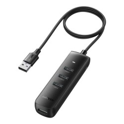 Hub UGREEN CM416 4-portowy 1m (czarny)