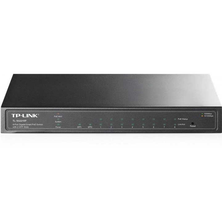TP-LINK SG2210P SWITCH 8X1GB 2XSFP POE