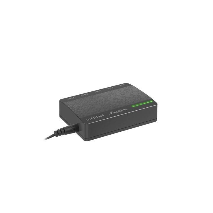 LANBERG SWITCH DSP1-1005 5-PORT 1GB/S DESKTOP DSP1-1005