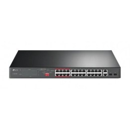 TP-LINK PRZEŁĄCZNIK NIEZARZĄDZALNY SL1226P 24XFE POE+ 2XGB