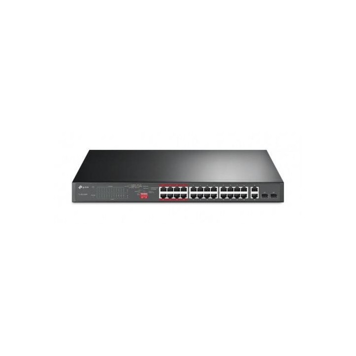 TP-LINK PRZEŁĄCZNIK NIEZARZĄDZALNY SL1226P 24XFE POE+ 2XGB