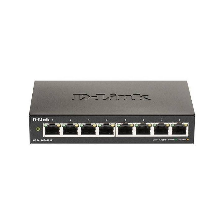 D-LINK PRZEŁĄCZNIK SMART DGS-1100-08V2 8XGE