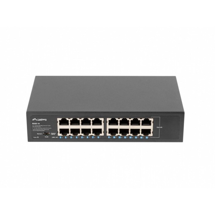 LANBERG SWITCH 16X1GB GIGABIT ETHERNET RACK RSGE-16