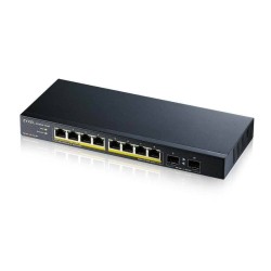ZYXEL PRZEŁĄCZNIK GS1100-10HP-EU0102F 120W POE 8XGIGABIT 2XFIBER UPLILK SWITCH