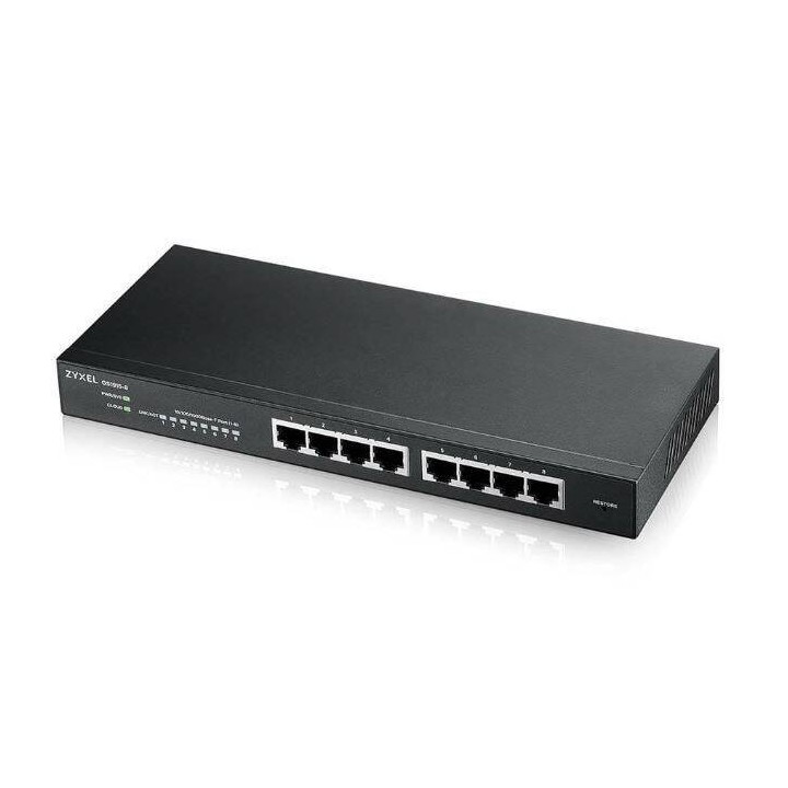 ZYXEL PRZEŁĄCZNIK ZARZĄDZALNY GS1915-8 8PORT GBE SMART MODE SWITCH NEBULAFLEX CLOUD