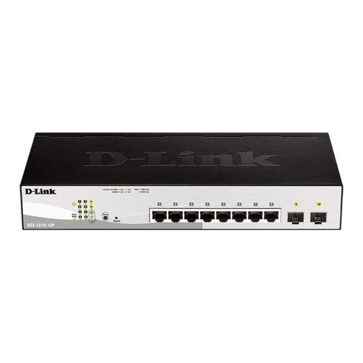 D-LINK PRZEŁĄCZNIK DGS-1210-10P SWITCH 8GE POE 2SFP