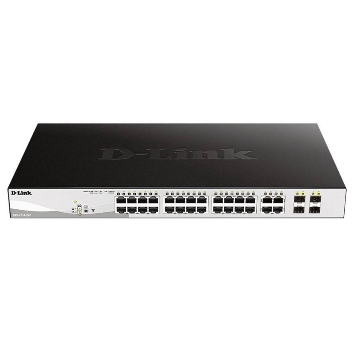D-LINK PRZEŁĄCZNIK DGS-1210-24P SWITCH 24GE POE 4SFP
