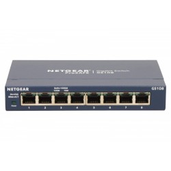 NETGEAR SWITCH UNMANAGED PLUS 8XGE - GS108GE