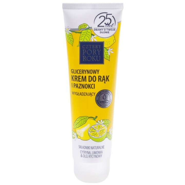 KREM DO RĄK CYTRYNA, GLICERYNOWY PHARMA C F CZTERY PORY ROKU 130 ML