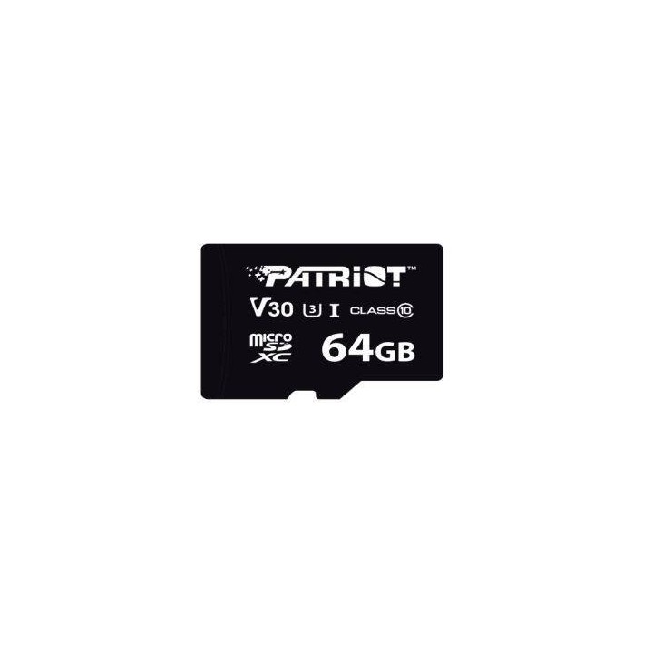 PATRIOT KARTA MICROSDHC 64GB VX V30 C10 UHS-I U3