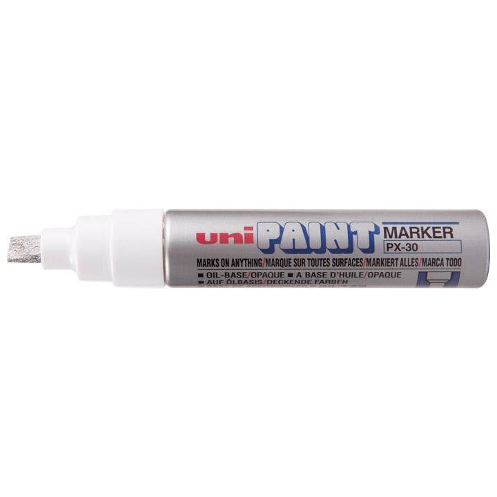 MARKER OLEJOWY UNI PX-30 66847 SREBRNY ŚCIĘTA KOŃCÓWKA 4.8-8.5MM