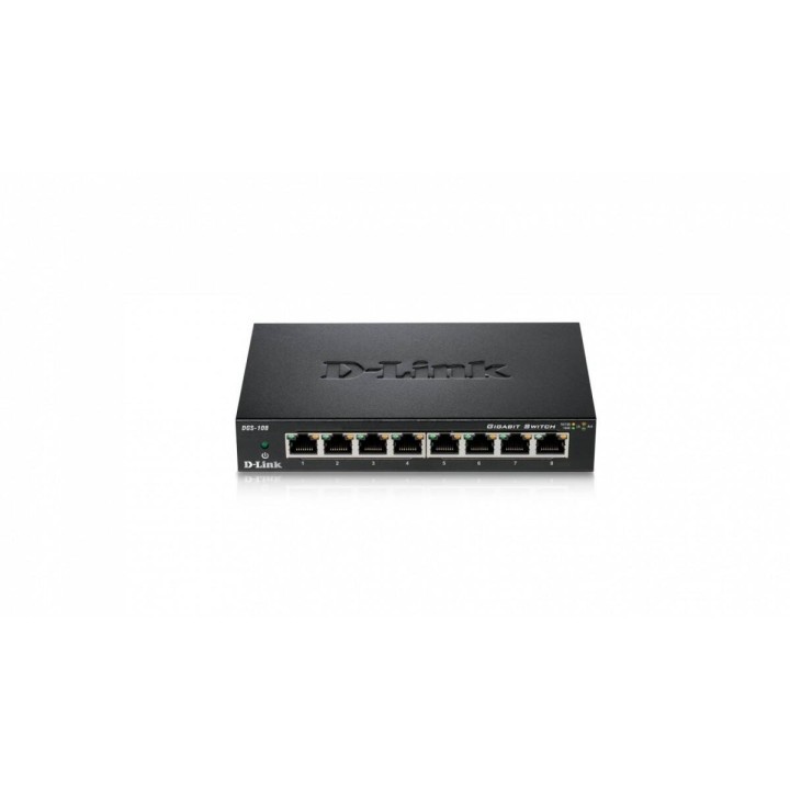 D-LINK DGS-108 SWITCH L2 8X1GB DESKTOP
