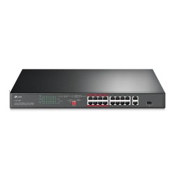 TP-LINK SL1218P SWITCH 16XFE POE+ 2XGB 1XSFP