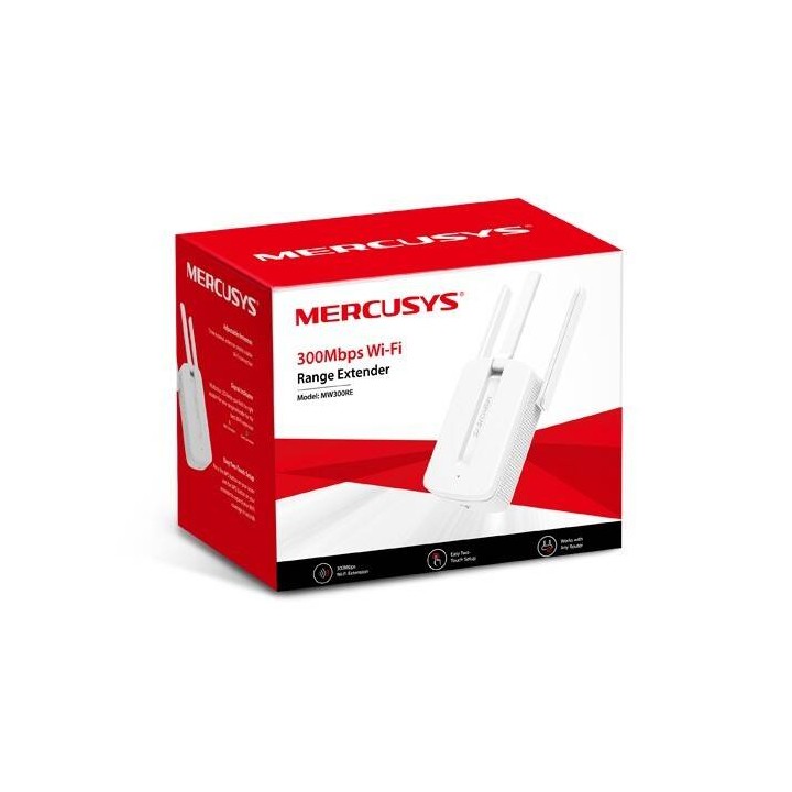 TP-LINK WZMACNIACZ SYGNAŁU MERCUSYS MW300RE REPEATER WIFI N300